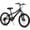 Black, variant on AVASTA 20'' Big Kids Mountain Bike for Age 6 7 8 9 10 11 12 Years Old Boys Girls Teen with Suspension Fork Front & Rear Dual Hand Brakes 6 Speeds Drivetrain, Black