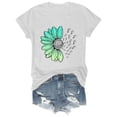thumbnail image 4 of Everyday Short Sleeve Tops for Women Loose Fit Summer Trendy Blouse, 4 of 6