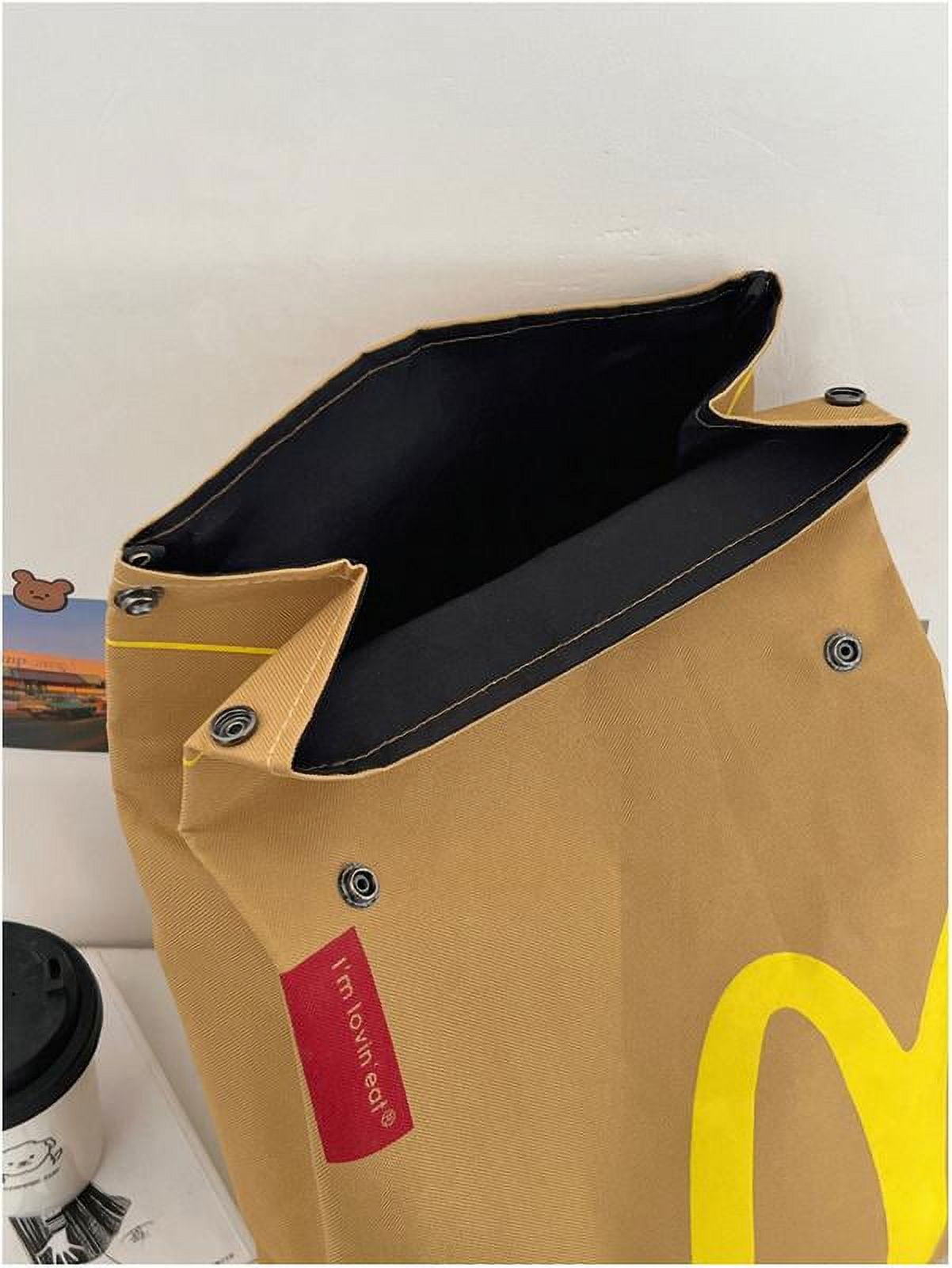 OWLCE McDonald's Backpack Lightweight Knapsack Crossbody Shoulder Bag for Women Men