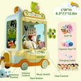 thumbnail image 5 of Mini Claw Machine Toy, Pink Frog Theme, Arcade Style Game with Wheels (Green), 5 of 6