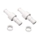 thumbnail image 2 of Juego de conectores de limpieza de piscinas de 2 piezas, accesorios de montaje de repuesto. Eficiente Tuerca de conector, 2 of 7