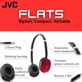 thumbnail image 2 of Auriculares JVC Flats On-Ear HAS160M con controlador de 30 mm con cable, 2 of 6