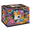 Multicolor 4, variant on CURLYOOT Honeycomb Shape Storage Bin with Zipper Lid, Foldable Clothes Organizer Abstract Lidded Storage Baskets, Rectangular Box Closet Shelf Organizer for Living Room Bedroom Home