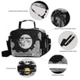 thumbnail image 3 of FORMRS Student Insulated Lunch Bag with Shoulder Strap Reusable Cooler Box for School, Black Moon, 3 of 9