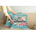 thumbnail image 2 of Ambesonne Retro Throw Pillow Cover 2 Pack, Vintage Car Repair Artwork, 18", Multicolor, 2 of 7