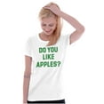 thumbnail image 4 of Do You Like Apples Famous Quote Womens Slim Fit Graphic Tee Brisco Brands L, 4 of 5