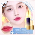 thumbnail image 2 of Color Changing Lipstick, Moisturizing Lip Balm, Temperature Sensitive Long Lasting Non Transferring Lipstick with Gold Foil Petal Jelly Gloss Finish, Hydrating Nourishing Lip Care, 2 of 5
