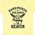 thumbnail image 4 of Inktastic Handpicked for Earth by My Poppy in Heaven with Angel Wings` Boys or Girls Baby Bodysuit, 4 of 5