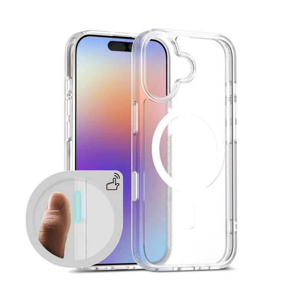 Magnetic Compatible with iPhone 17 Case, [Compatible with Magsafe] [Translucent Matte] Shockproof Protective Phone Cover 6.3 Inch