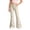 #01 Beige, variant on Girls High Waist Bell Bottom Pants Soft Stretch Durable Baggy Flare Uniform Pants Trendy Casual Trousers Back To School Daily Outfits,12-13Y,Light Green