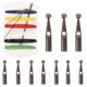thumbnail image 1 of 10pcs Foldable Umbrella Tail Beads Replacement Umbrella Tail Beads Metal Umbrella Bone Covers, 1 of 4