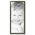thumbnail image 2 of ArtToFrames 18" x 42" Black Panel With Silver Lip Picture Frame, 18x42 inch Multi Wood Poster Frame (WOM-5093),  Pack, 2 of 7