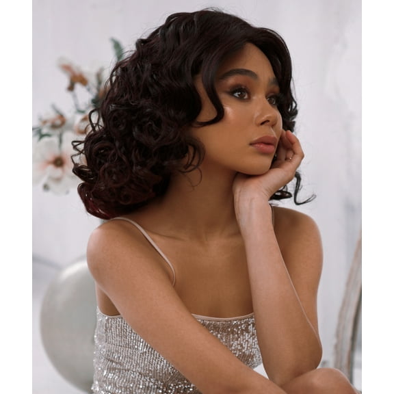 LUXLUXE Candace | Curly 13 inch Teen and Adults | 4X4 Lace Front Wig | Heat Resistant