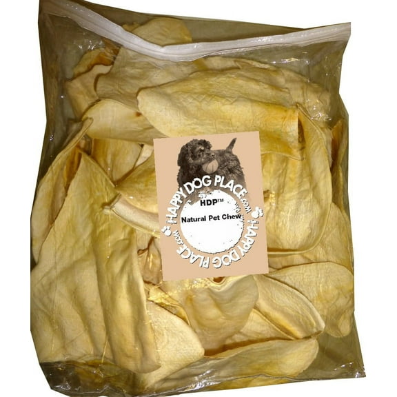 HDP Beef Cow Ears JUMBO Flavor:Natural Size:Pack of 100
