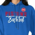 thumbnail image 3 of Women's G-III 4Her by Carl Banks Blue Detroit Pistons Graphics Fleece Pullover Hoodie, 3 of 3