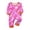 Pink, variant on Halloween Pajamas, Family Matching Pajamas, Halloween Pajamas for Family, Halloween Family Matching Pajamas Pink Galaxy Ghost Moon Print Short Sleeve Set for Fall Festival, Baby 12 Months