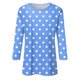 thumbnail image 4 of mfyjkho Tops Para Hacer Ejercicio Para Mujer, Blusa Informal Con Cuello Redondo Y Mangas 3/4 Para Mujer Tops Para Salir L, 4 of 5