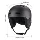 thumbnail image 2 of Casco de esquí Casco protector de esquí Ligero moldeado integralmente acolchado para invierno, 2 of 7