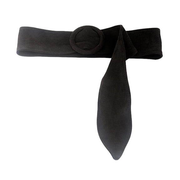 Aellinatey Women Suede Belt For Dresses Waist Wrap Belt For Women Wide Cinchs Belt Formal
