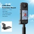 thumbnail image 3 of Camera Cold Shoe Mount Bracket, Cold Shoe Extension Mount Aluminium Alloy  for X4 X3 X2, 3 of 7
