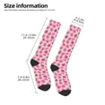 thumbnail image 4 of Haiem Haear Strawberry Socks, Funny Novelty Crazy Design Cotton Socks Sports Socks Knee High Socks For Men, Women,1Pairs - Gift For Working Friends, 4 of 8