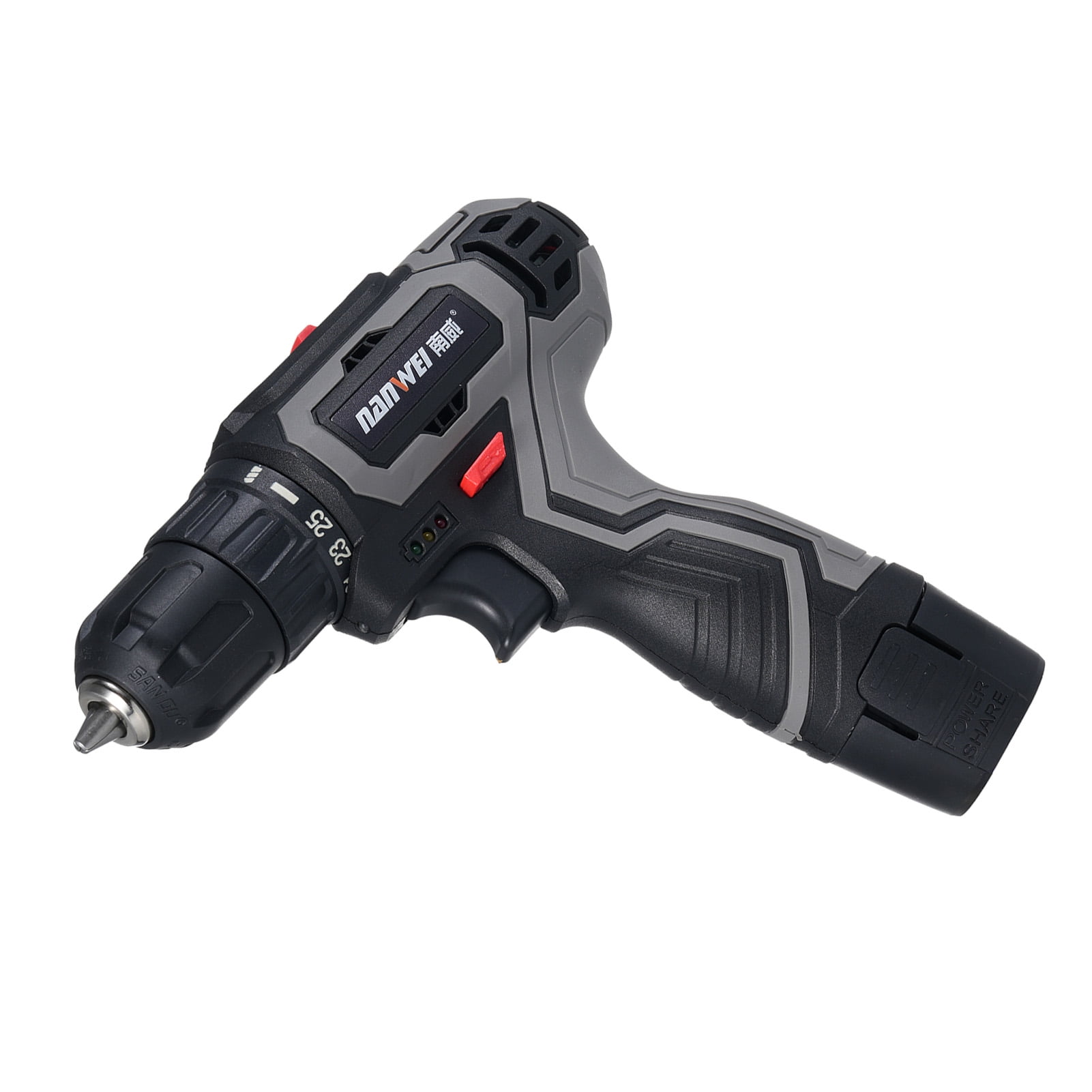 Drill Cordless Drill Sets Electric Drill 25+1 Torque Setting for Home Reconstruction, DIY Handicrafts, Woodworking, Landscaping Work, Car Maintenance 16.8V 1500mah Battery, US Plug