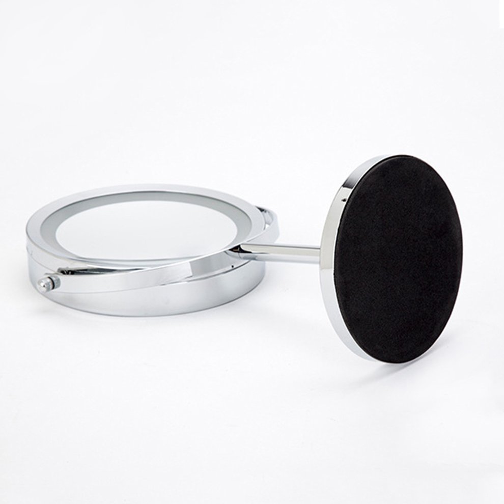 5X Magnification Facial Makeup Cosmetic Mirror Round LED Light Makeup