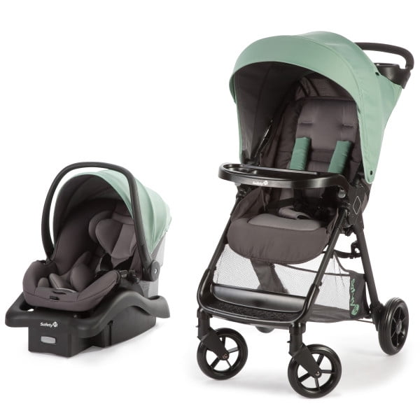 green stroller travel system