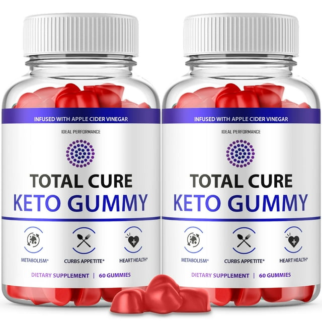 (2 Pack) Total Cure Keto Gummies Total Cure Keto Gummy S (120 Gummies)