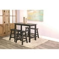 thumbnail image 5 of Pemberley Row Mahogany Black Bench Rectangular 33" Unassembled, 5 of 5