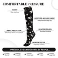 thumbnail image 2 of Pofeuu Rose Flowers Print Compression Socks for Women & Men Circulation - Best Support for Nurses,Running,Athletic,Sports, 2 of 7