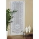 thumbnail image 5 of Cortina de encaje para puerta, 60 cm x 180 cm, cortinas de gasa semitransparentes, cortina bordada para decoración del hogar, habitación de estrellas, dormitorio, blanco Lefou, 5 of 5