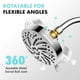 thumbnail image 3 of High Pressure Rain Shower Head - 5' 8 Modes Chrome Fixed Increase Water Pressure Boosting Wide Shower Head Even at Low Flow Pressure, 3 of 4