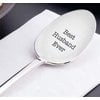 Best Husband Ever Gifts from Wife for Birthday Wedding Anniversary Engagement Valentines Day Special Unique Gift For Hubby -Engraved Stainless Steel spoon 7 inches