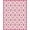 Pink, Pattern 2, variant on ODIKA 2x3 Machine Washable Non-Slip Area Rug, Inspired Quatrefoil Medallion Network Design High Traffic Rug, Pink, 710631