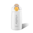 thumbnail image 1 of Copa de vacío Botella Senderismo Viaje Termal Hervidor Aislado Doble Capas Flip Tapa Acero Inoxidable Bebida Taza De Café Fitness Blanco kenally HA011380-01B, 1 of 7