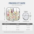 thumbnail image 3 of Daiia Autumn Garden 2PCS Car Windshield Sun Shade, Foldable Sun Shield for Car Front Window, Auto Sun Blocker Visor Protector Universal for Truck SUV Pickup-Medium, 3 of 7