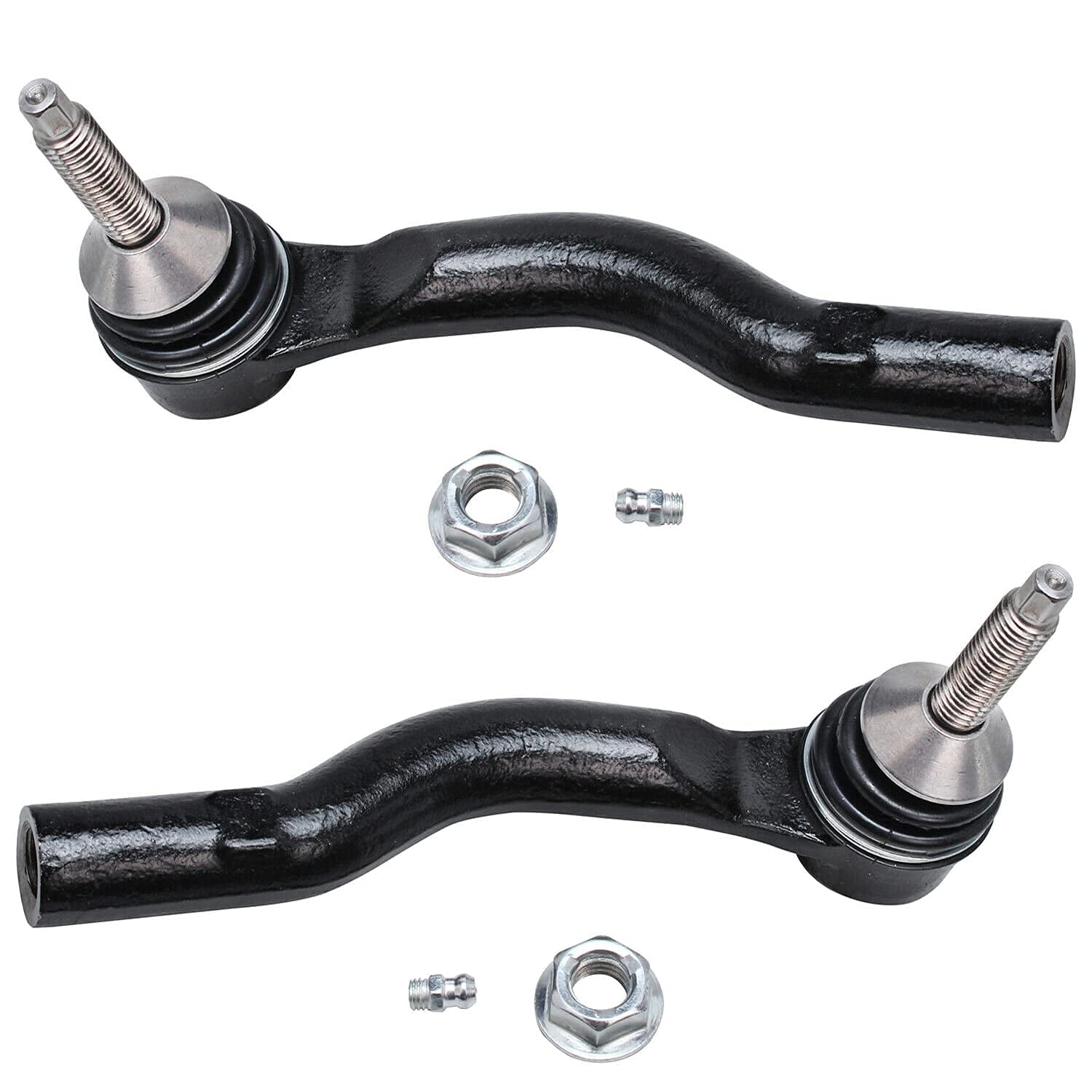 Detroit Axle - 10pc Suspension Kit for 03-06 Ford Crown Victoria Lincoln Town Car 03-04 Mercury Grand Marquis, 4 Upper and Lower Control Arms w/Ball Joints, 4 Tie Rods, 2 Sway Bar Links Replacement