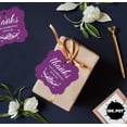 thumbnail image 6 of Inkdotpot Pack Of 100 Thanks For Celebrating With Us Bridal Shower-Baby Shower-Retirement-Wedding-Birthday Paper Tags DIY Craft Bracket Shape Real Silver Foil Hang Tags, 6 of 7