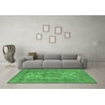 thumbnail image 3 of Ahgly Company Indoor Round Oriental Emerald Green Industrial Area Rugs, 5' Round, 3 of 4