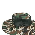 thumbnail image 3 of Men‘s Hat Hunting Fishing Cap Polyester foldable Outdoor Wide Brim Camo Sun Cap Mesh Breathable Outdoor equipment, 3 of 10