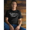 thumbnail image 2 of I Am Awake Funny Quote Men T-Shirt, Male 3X-Large, 2 of 4