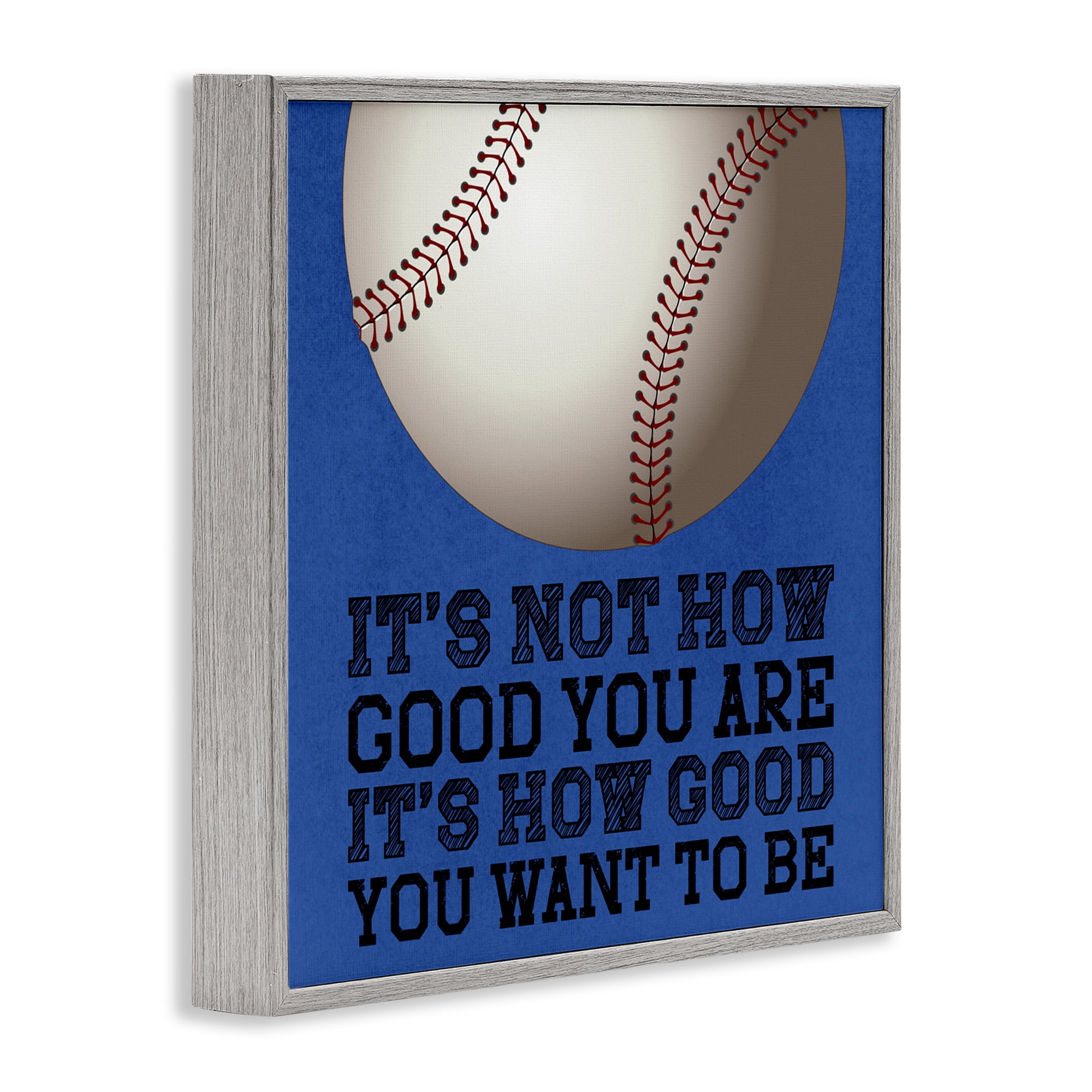 How Good You Want To Be Gray Framed Giclee Art, design by Marcus Prime