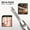 Silver, variant on Nail Grooming Tool for Manicure Pedicure Stainless Steel Cuticle Remover and Dead Trimmer with Fork Precision Clip