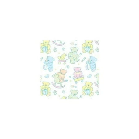 30" X 5' Gift Wrap, Baby Bears
