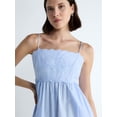 thumbnail image 3 of Free Assembly Women’s Embroidered Cotton Midi Dress, Sizes XS-XXL, 3 of 4
