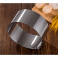 thumbnail image 3 of Moldes para pasteles - Aros para pasteles - Moldes para pasteles de acero inoxidable redondos ajustables de 6 a 12 pulgadas - Suministros para hornear pasteles, 3 of 5