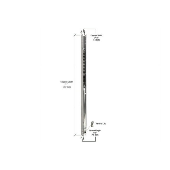 CRL FA3030 31" Window Channel Balance - 3030 or 30-3