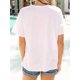 thumbnail image 2 of Valentine's Day Pink Bear Hug Broken Heart Print T-Shirt, Women's Casual Crew Neck Short Sleeve Top Tee For Adult, Men, Women, Teen, Teenager, Adolescent, Youth, 2 of 5