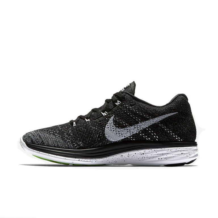Monarchie Schuldenaar onpeilbaar Nike Men's Flyknit Lunar3 Running Shoe-Black/White - Walmart.com